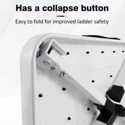 Foldable Step Stool Single Step Ladder | Heavy Duty Portable Foot Stool
