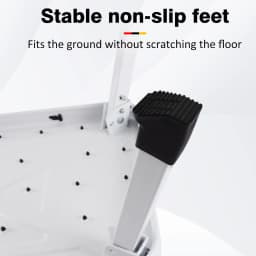 Foldable Step Stool Single Step Ladder | Heavy Duty Portable Foot Stool