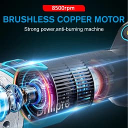 Drillpro 800W 125mm Cordless Brushless Angle Grinder For Makita 18V Battery Electric Grinding Polishing Machine
