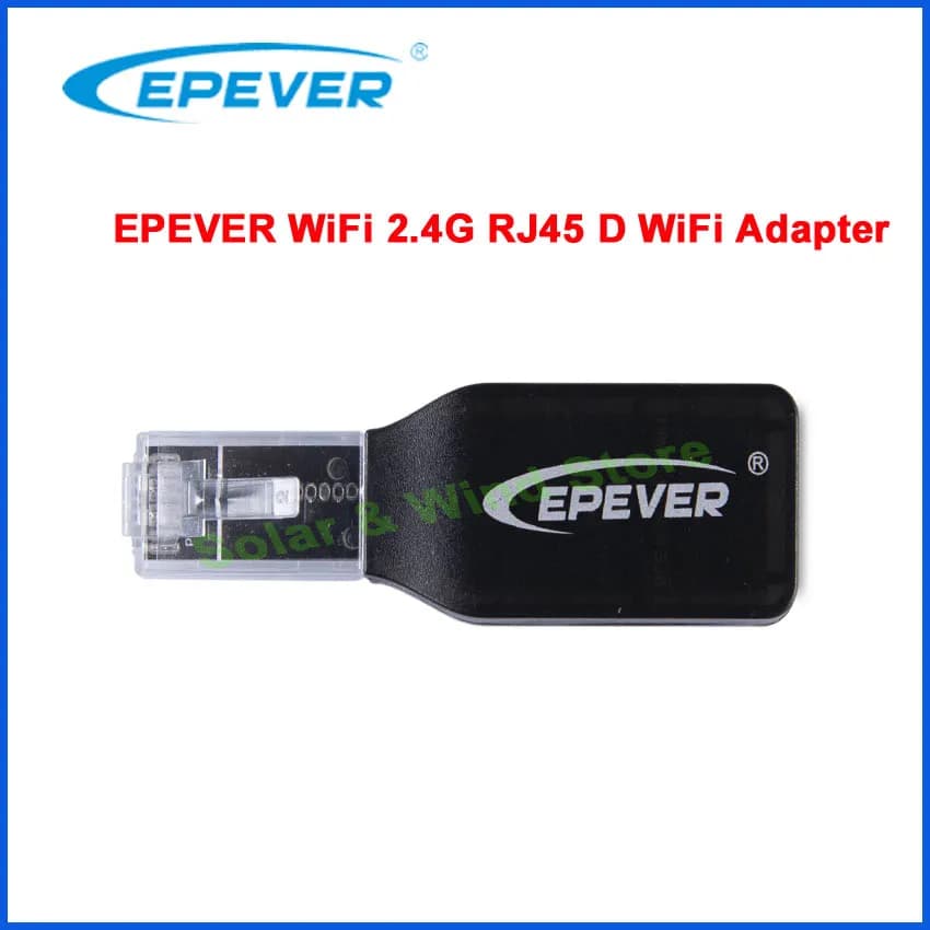 EPEVER WiFi2.4G RJ45 D WiFi Adapter for MPPT Solar Charge Controller Communication Monitoring by Mobile Phone App