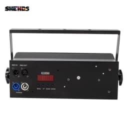 SHEHDS 4/2PCS 2eyes COB LED 200W RGBWA+UV 6in1 DMX512 Par Lights For DJ Disco Club Christmas Decoration Wedding