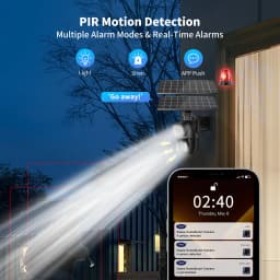 8MP/4K 4G SIM Card Solar Outdoor Camera HD 5X Zoom Panoramic Camera PIR Human Body Sensor With Solar Panel Battery Life Camera