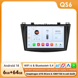 Hizpo AI Voice Octa Core Car Radio For Mazda 3 2010 - 2013 Carplay 4G Multimedia video Player GPS 2din Autoradio Android Auto BT