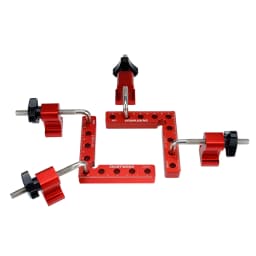 ENJOYWOOD 2pcs 100-160mm Woodworking Right Angle Positioning Clamp 90 Degree Clamp Square L-Shaped Fixture Splicing Square Ruler