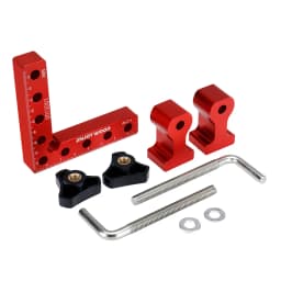 ENJOYWOOD 2pcs 100-160mm Woodworking Right Angle Positioning Clamp 90 Degree Clamp Square L-Shaped Fixture Splicing Square Ruler