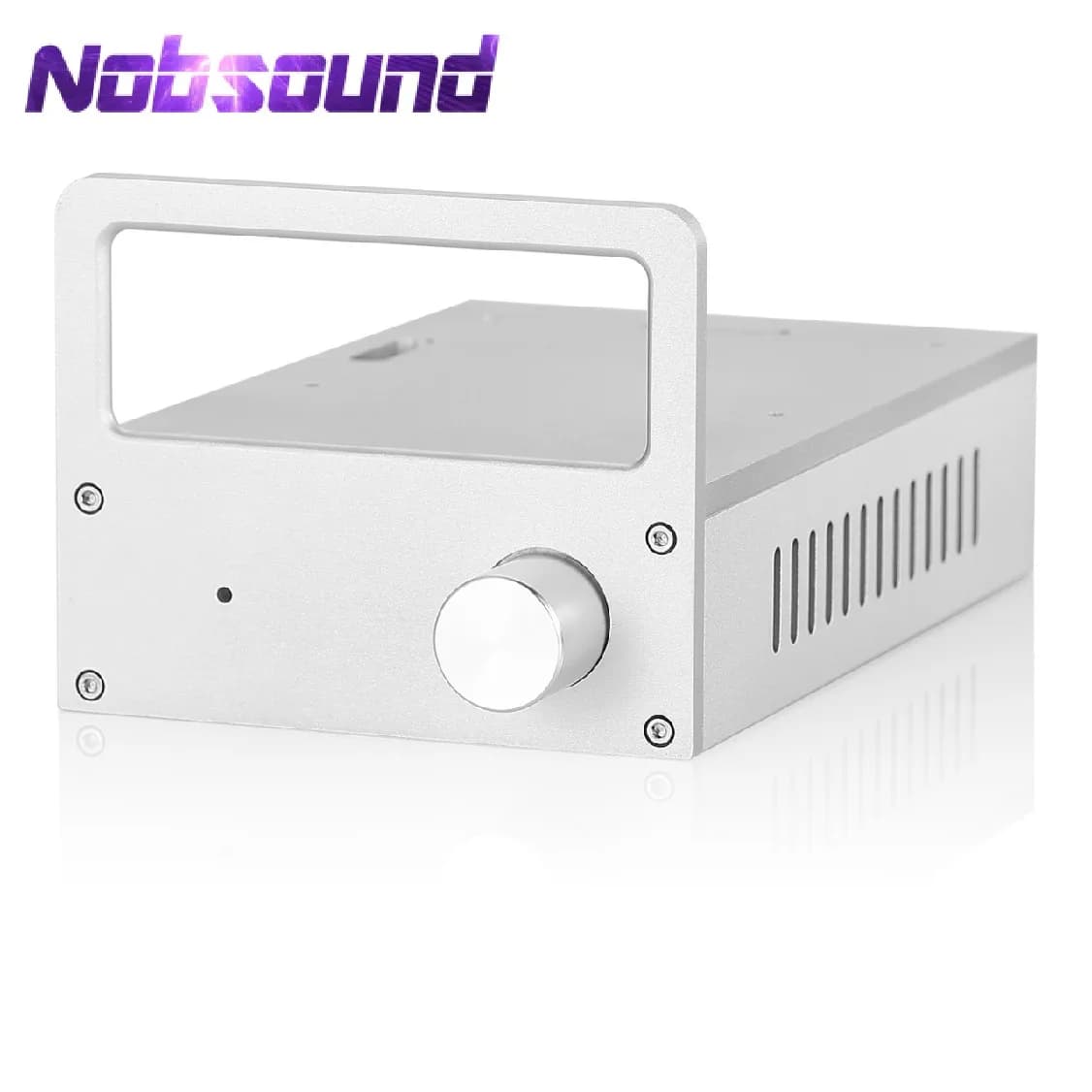 Nobsound Full Aluminum Amplifier Chassis DIY Power Amp Enclosure Metal Case Box w/Handle