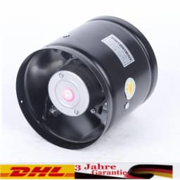 Inline Extractor Fan Diameter 150 mm Pipe Fan Axial Fan 780 m³/H Exhaust Air Supply Air Pipe Fan for Bathroom, Toilet, Kitchen