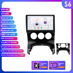 Hizpo 2Din 9inch Android Car Radio for Peugeot 3008 AT MT 2009 - 2015 Auto 4G BT RDS DSP GPS Navigation UI7862 Multimedia