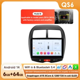 Hizpo 10.1' Car Radio Intelligent Systems For Mitsubishi ASX 1 2010 - 2018 Multimedia CarPlay Android Auto GPS No 2 Din 2din DVD