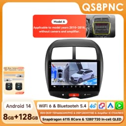 Hizpo 10.1' Car Radio Intelligent Systems For Mitsubishi ASX 1 2010 - 2018 Multimedia CarPlay Android Auto GPS No 2 Din 2din DVD