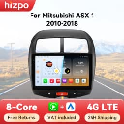 Hizpo 10.1' Car Radio Intelligent Systems For Mitsubishi ASX 1 2010 - 2018 Multimedia CarPlay Android Auto GPS No 2 Din 2din DVD