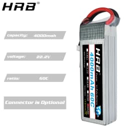 HRB 22.2V 4000mah Lipo 6S Battery XT60 XT90 EC5 For MultiCopter Quadcopter Racing Airplane Buggy Cars Truck RC Parts