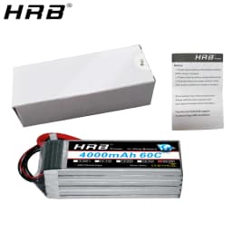 HRB 22.2V 4000mah Lipo 6S Battery XT60 XT90 EC5 For MultiCopter Quadcopter Racing Airplane Buggy Cars Truck RC Parts
