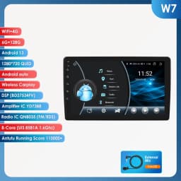 9" Hizpo Android13 Car Radio for Citroen Berlingo B9 Peugeot Partner 2008 - 2019 Auto Stereo RDS DSP GPS CarPlay UI8581 System