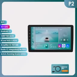 9" Hizpo Android13 Car Radio for Citroen Berlingo B9 Peugeot Partner 2008 - 2019 Auto Stereo RDS DSP GPS CarPlay UI8581 System