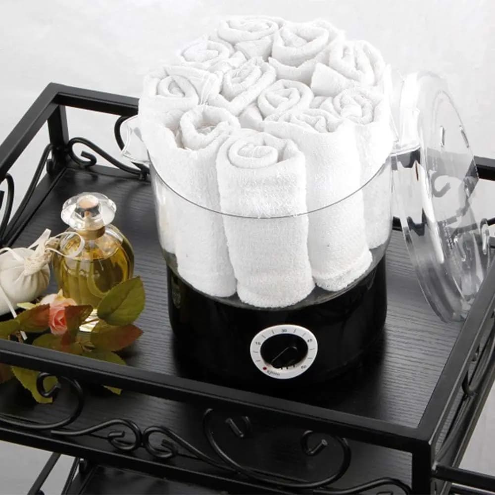 Spa towel heater, 202 ℉ within 10 minutes, multi-purpose quick heating towel vaporizer, used for hydrotherapy, facial