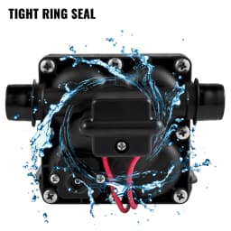 SucceBuy Fresh Water Pump 3 GPM with Pressure Switch 45PSI Detachable Strainer 12V Diaphragm Pump for RV Camper Marine Boat Lawn