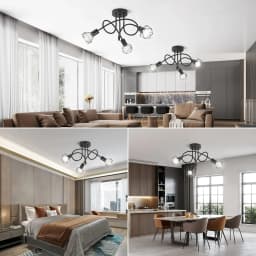 Stylish LED E14 Spider Lamp for Home Decoration, Illuminating Bed, Din & Liv Rooms with Simple Chic Lighting
