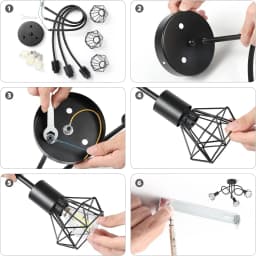 Stylish LED E14 Spider Lamp for Home Decoration, Illuminating Bed, Din & Liv Rooms with Simple Chic Lighting