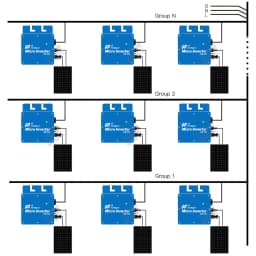 Shipping From EU 400W Solar Micro Inverter Grid Tie 20-50VDC to 220V Household Solar PV Converter With Built in WiFi