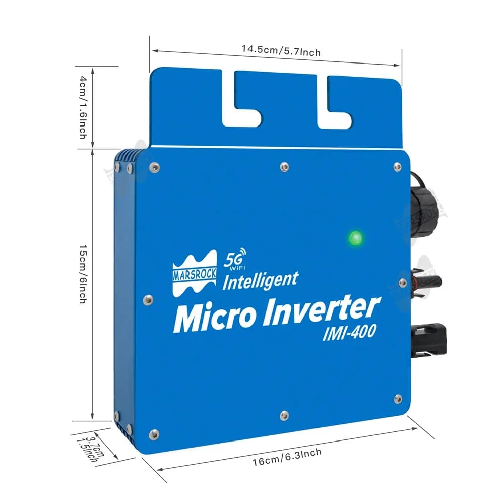 Shipping From EU 400W Solar Micro Inverter Grid Tie 20-50VDC to 220V Household Solar PV Converter With Built in WiFi