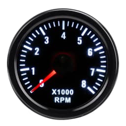 2" 52mm 12V 0-8000RPM Rev Counter Tachometer RPM Gauge KIt For Petrol Motor Engine Car rpm Meter Gauge
