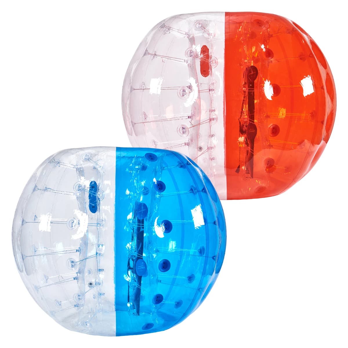 SucceBuy 2-Pack 5FT/1.5M Inflatable Bumper Balls 0.8mm Thick Bubble Soccer Balls Inflatable Zorb Balls for Adults or Children