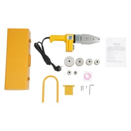 800W Corded Electric Pipe Welding Machine with 6 Mold Heads LED Display Screen for PPR, PPC, PE Materials
