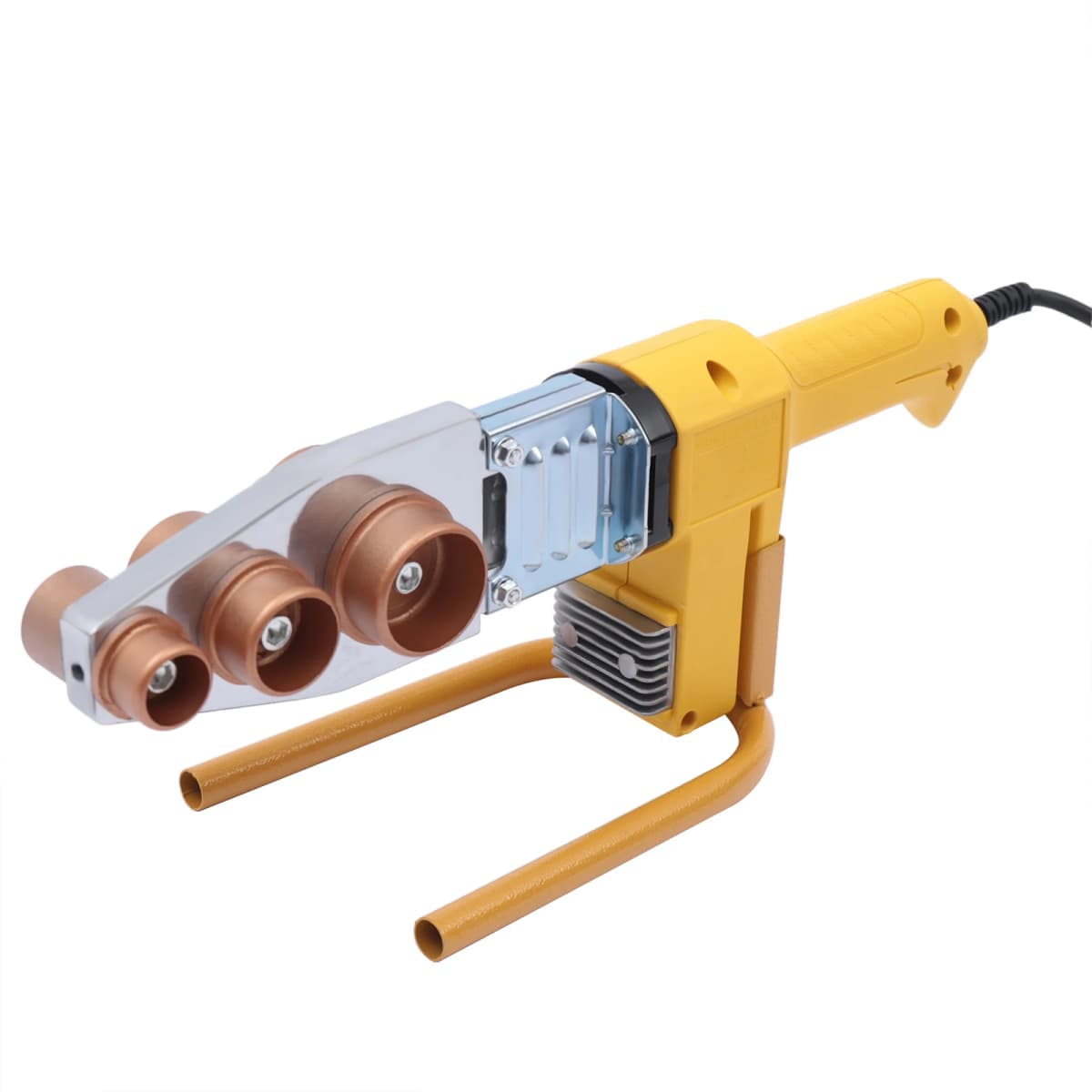800W Corded Electric Pipe Welding Machine with 6 Mold Heads LED Display Screen for PPR, PPC, PE Materials