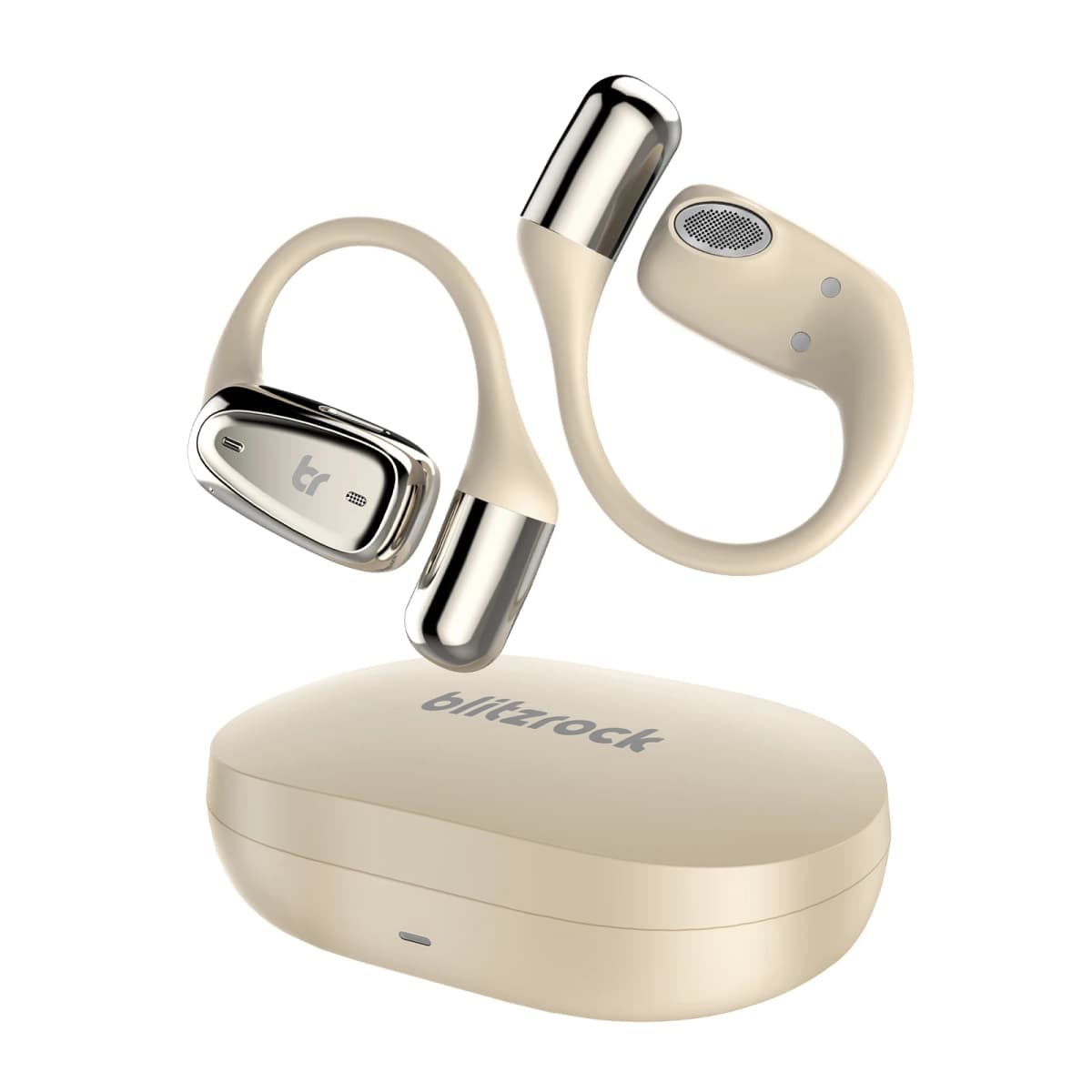 BR-CT3 Mini Open Ear Headphone Wireless Earphone bluetooth 5.4 Light Comfortable Ear Hooks Clear Call IPX7 Waterproof Sports