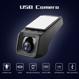 Hizpo Car Dash HD 1080P ADAS USB Front DVR Camera For Android GPS Player Driving Digital Video Recorder Night Version No SD Card