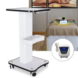 360° Rotation Rolling Trolley Cart Storage Equipment Machine, SPA Beauty Salon Stand Organizer