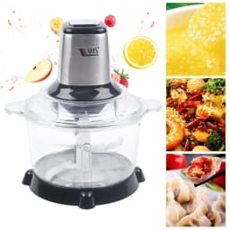 5L Electric Meat Grinder Mincer Mixer Food Chopper 220V 300W Electric Kitchen Chopper 4 Blades Cooking Machine 10000RPM