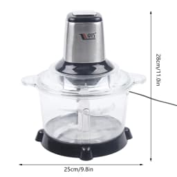 5L Electric Meat Grinder Mincer Mixer Food Chopper 220V 300W Electric Kitchen Chopper 4 Blades Cooking Machine 10000RPM