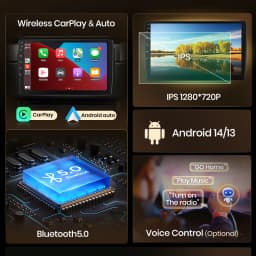 Junsun Android Radio Autoradio For Audi A3 8P 2003 2004-2013 Car Intelligent Systems for Apple Carplay Multimedia GPS Italy
