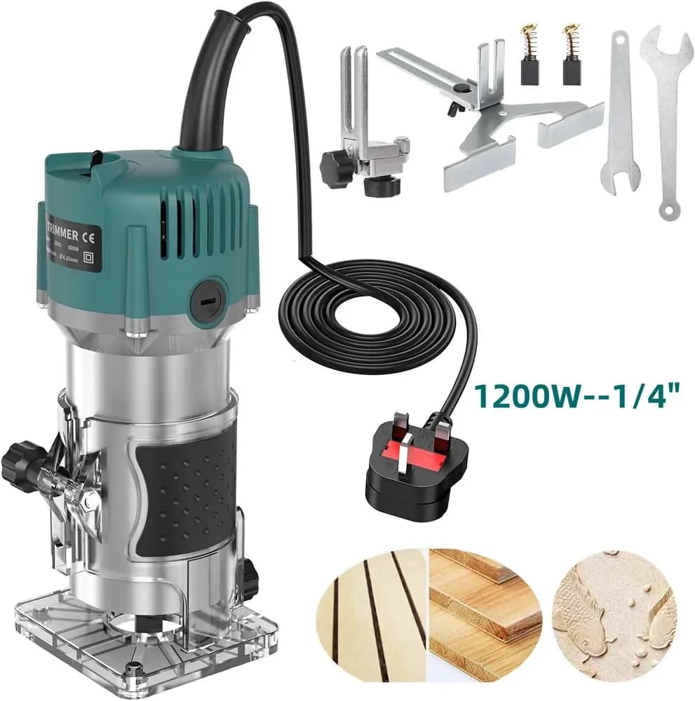 2 Batteries 8'' 4000W Mini Cordless Chainsaw Electric One-Hand Saw Wood Cutter