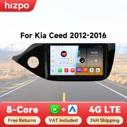 Hizpo 8+128G 2 Din Android Auto Radio For KIA CEED JD Cee'd 2012-2016 Carplay Car Multimedia GPS Navigation 2din Autoradio Wifi