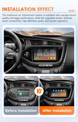 Hizpo 8+128G 2 Din Android Auto Radio For KIA CEED JD Cee'd 2012-2016 Carplay Car Multimedia GPS Navigation 2din Autoradio Wifi