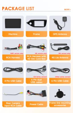 Hizpo 8+128G 2 Din Android Auto Radio For KIA CEED JD Cee'd 2012-2016 Carplay Car Multimedia GPS Navigation 2din Autoradio Wifi