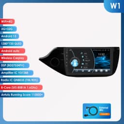 Hizpo 8+128G 2 Din Android Auto Radio For KIA CEED JD Cee'd 2012-2016 Carplay Car Multimedia GPS Navigation 2din Autoradio Wifi