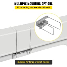 SucceBuy 46" Aluminum Boat Trailer Guide-ons Rust-resistant on 2PCS with Adjustable Width & Boat Accessories with Mounting Parts
