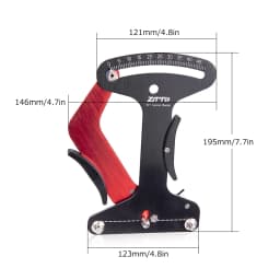 Spoke Tension Meter Tool Calibration Tool Mountain Bike Spoke Tensiometer Gauge Bicycle Repair Tools