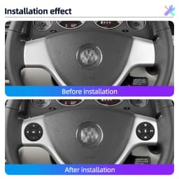 Junsun Universal Car Wireless Steering Wheel Control Button for for Android Car Radio 8 Key Functions Cup Shape With LED Light
