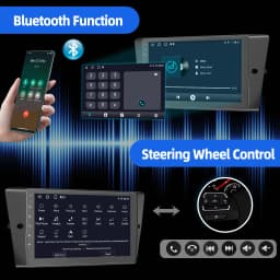 ESSGOO 9" Android 13 Car Stereo Radio Carplay/Android Auto Touchscreen GPS Nav BT RDS For BMW 3 Series E90 E91 E92 E93 2005-2013