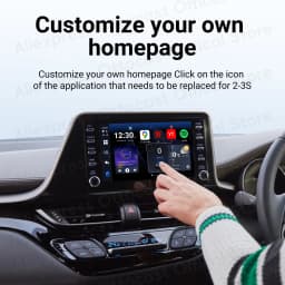 OTTOCAST Android AI Box QCM6125 OttoAiBox P3 Lite Wireless CarPlay for Netflix for Youtuber Built in GPS Car Accessories 4+64G
