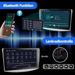 ESSGOO 10" Android 13 4+64G Car Stereo Wireless Carplay GPS Navi Bluetooth FM RDS WIFI For VW Passat B6 B7 CC Magotan 2010-2015