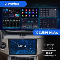ESSGOO 10" Android 13 4+64G Car Stereo Wireless Carplay GPS Navi Bluetooth FM RDS WIFI For VW Passat B6 B7 CC Magotan 2010-2015