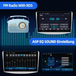 ESSGOO 10" Android 13 4+64G Car Stereo Wireless Carplay GPS Navi Bluetooth FM RDS WIFI For VW Passat B6 B7 CC Magotan 2010-2015