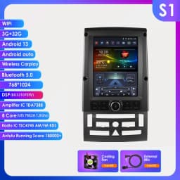 Hizpo 9.7' for Tesla Style Car Radio For Peugeot 407 2004 - 2011 Wireless CarPlay Android Auto No 2 Din 2din DVD 360 CAM 8 Core