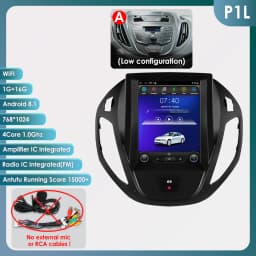 9.7" Hizpo Android13 Autoradio for Ford Tourneo Transit 2012 - 2023 Tesla Style Multimedia GPS RDS DSP 4G Carplay UI7862 360CAM